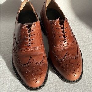 Rockport Chestnut Leather Oxfords